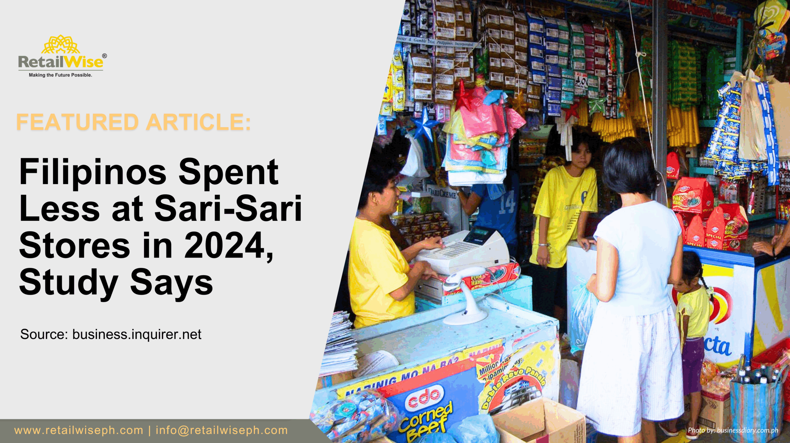 Filipinos Spent Less at Sari-Sari Stores in 2024, Study Says