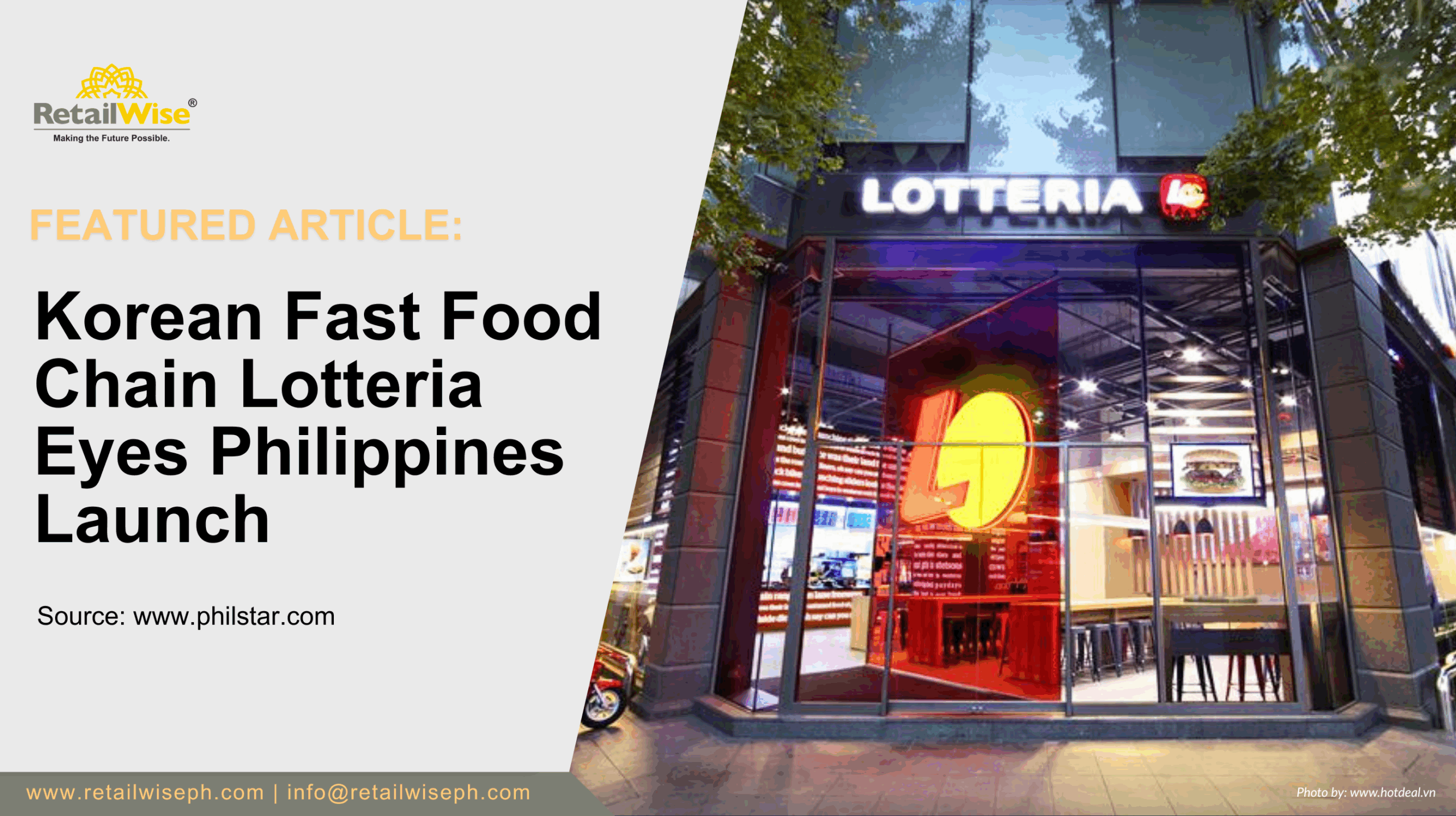 Korean Fast Food Chain Lotteria Eyes Philippines Launch